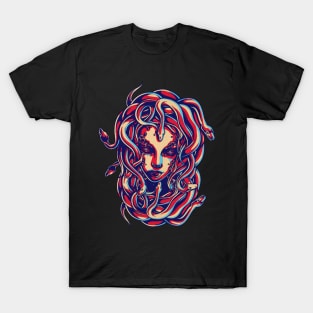 Medusa, King of Snake T-Shirt